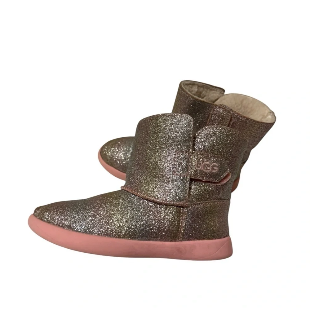 UGG’s Sparkly Gold and Pink Boots.